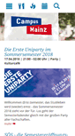 Mobile Screenshot of campus-mainz.net